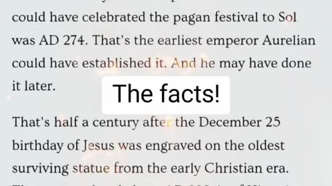 Christmas (2022) #6 (remade): Dec 25th isnt pagan!