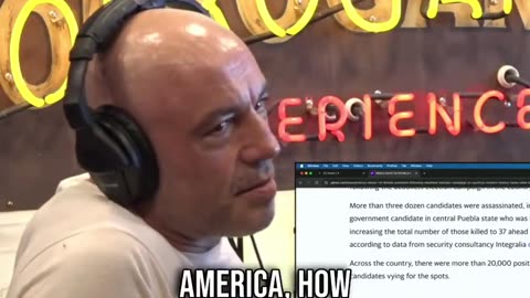 JOE ROGAN LOSES IT AFTER LEARNING 37 POLITICIANS WERE MURDERED 🇲🇽💀⚰ IN MEXICO’S LAST ELECTION