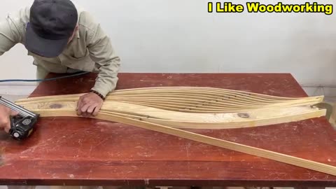 Amazing Woodworking Art - Build A Table With Artistic Curves