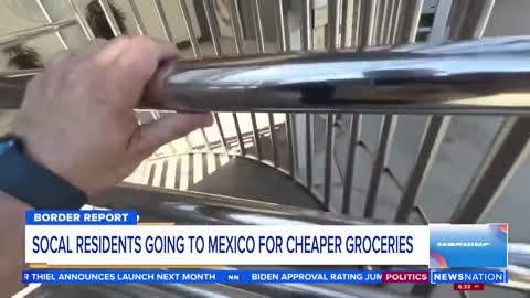 Americans are going to Mexico for cheaper groceries & gas