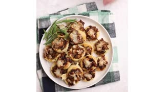 Homemade Mushroom Tartlets, easy cooking recipes