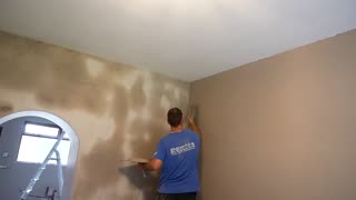 How To Plaster A Wall Skim Coat Plastering skimming Plastering Tutorial