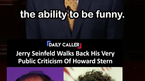 Jerry Seinfeld Says Howard Stern Lacks ‘Comedy Chops'
