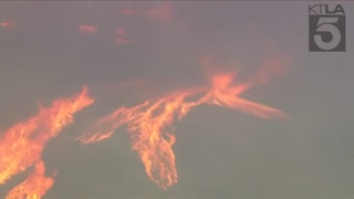 Fire Tornado in Los Angeles