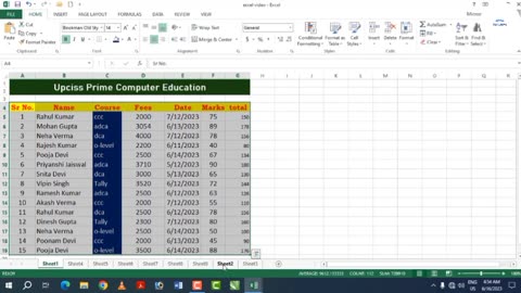 Ms Excel Basic To Advance Tutorial For Beginners with free certification by google (class-09)