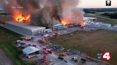 Another Huge Chicken Farm Set Ablaze