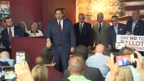 Gov. DeSantis signs bill creating election police unit | Press Conference