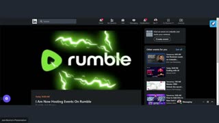 I Am Now Hosting Events On Rumble