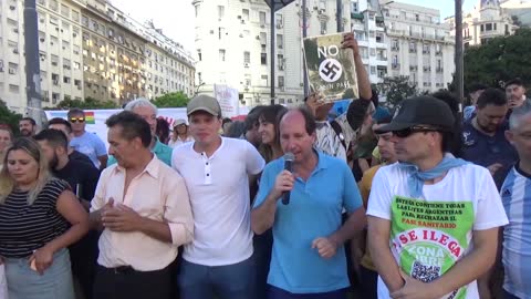 Marcha en contra del pase sanitario en Argentina: 8 de enero de 2022 ( 10 )