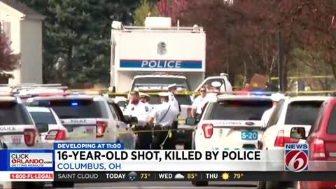 Columbus police show video of officer fatally shooting girl