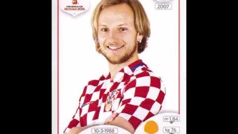 PANINI STICKERS CROATIA TEAM WORLD CUP 2018