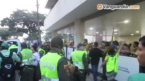 Hinchas de Bucaramanga y Nacional se enfrentaron en acto de paz entre ‘barras bravas’