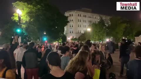 Demonic screams from liberal baby killers outside SCOTUS!
