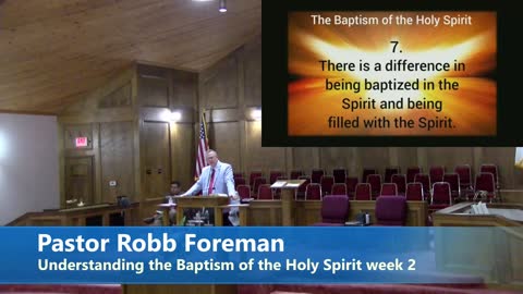 "Understanding the Baptism of the Holy Spirit." Week 2 "Being filled with the Spirit"
