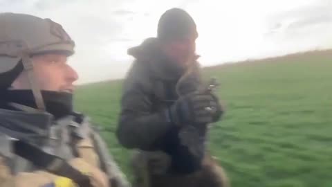 Nikolaev governor Vitaly Kim firing an anti-tank system at a alleged Russian tank