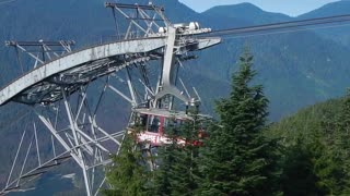 A ride up the tram to Grouse Mountain, Vancouver British Columbia