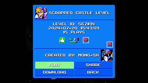 Mega Man Maker Level Highlight: "Scrapped Castle Level" by Mong-SH