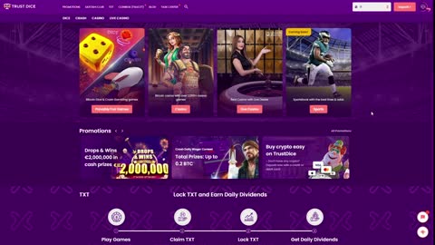 TRUST DICE POPULER OF GAMBLING WEBSITE