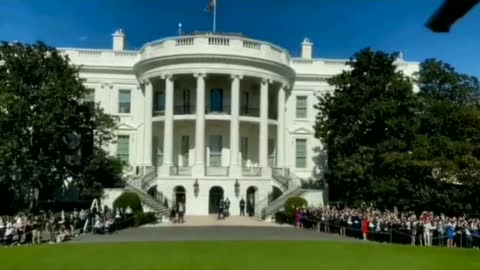 Wheels Up! President Trump Leaving the White House for Tennessee for Debate 2020