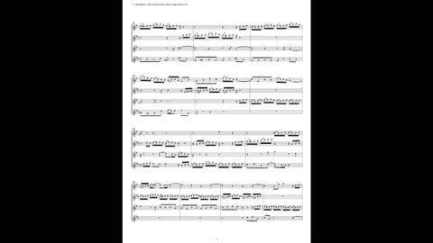 J.S. Bach - Well-Tempered Clavier: Part 1 - Fugue 09 (Saxophone Quartet)