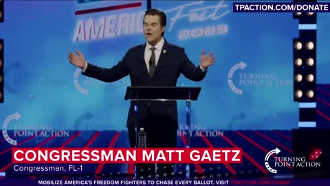 Matt Gaetz Floats Trump/Tucker 2024 And The TPUSA Crowd Goes Wild