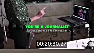 Kari LAKE DESTROYS FAKE Australian Journalist