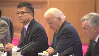Biden Visits China with Hunter Biden as VP: Delivers Akward statements to China