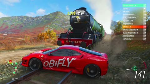 Ferrari Forza Horizon 4 Online Train is unstoppable