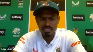 Bangladesh press conference, Day 1 second Proteas Test