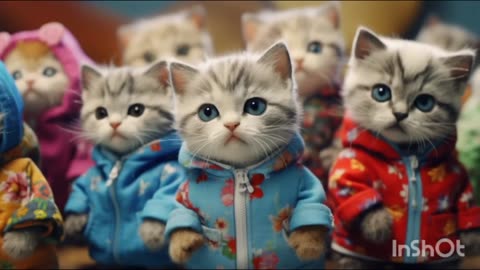 Cats and funny clothes/cute kitten's