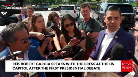 Robert Garcia Asked Point Blank If He Has Confidence In Biden After The Presidential Debate