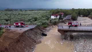 Floods and damage after Greece's Storm Daniel