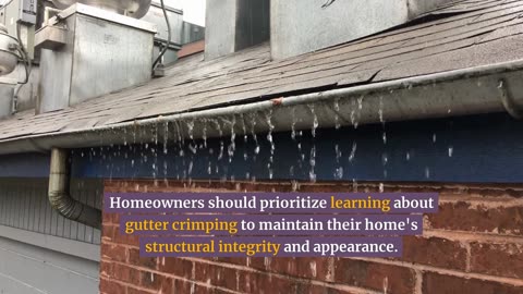 How to Crimp Gutters