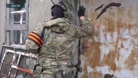 FSB discovered a cache of weapons and secret documentation from the SBU in Mariupol