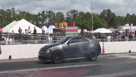 GNXS (Tesla Plaid) vs Modded Cadillac CTS-V Coupe