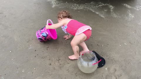 Fast Moving Storm Puts Damper on Beach Fun