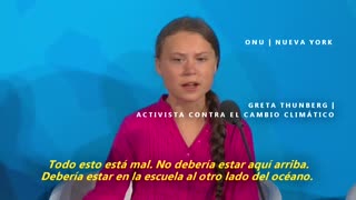 El contundente mensaje de Greta Thunberg sobre el cambio climático