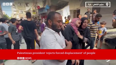 Ignore Israeli evacuation order, Hamas tells citizens as they flee - BBC News