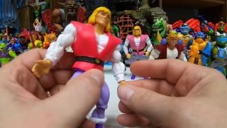 Masters Of The Universe Origins Cartoon Collection Prince Adam And Cringer 2 Pack Review!