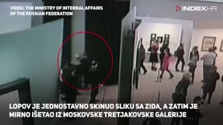 Pogledajte kako je ovaj majstor ukrao sliku iz poznate galerije u Moskvi