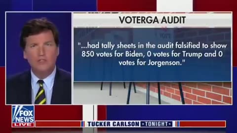 Tucker Carlson reveal 'new evidence' of voter fraud in Georgia's Fulton County