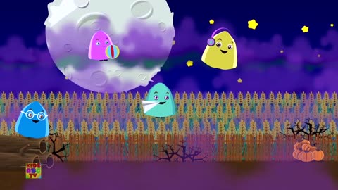 It's Halloween Night | Spooky Nursery Rhymes and Kids Song | Songs For Children with Zoobees