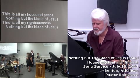 Nothing But The Blood Of Jesus~Pastor Bob Joyce {Elvis}