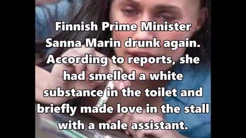Finnish PM drunk again