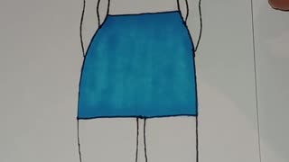 Homer Inspired Fashion Illustration Speed Colouring