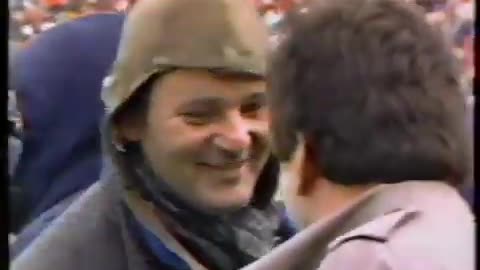 January 12, 1986 - Bill Murray at NFC Championship Game in Chicago