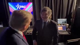 President Javier Milei meets President Donald Trump