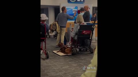 Crazed accountant and his Louis Vuitton-toting husband have meltdown at Charlotte Douglas Airport