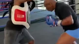 New video of Mike Tyson training for Roy Jones match goes viral