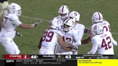 Epic collapse: Stanford stuns Colorado football in double-overtime comeback thriller